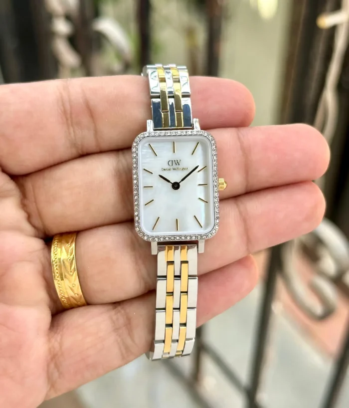 Sleek Arctic Blue Dial with Sparkling Crystal Bezel - Image 1