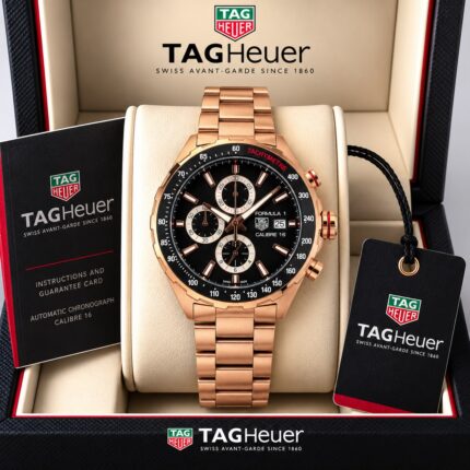 ✅ TAG HEUER FORMULA 1 – ROSE GOLD SPORTY LUXURY WITH BOLD ELEGANCE ✅
