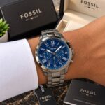 ✅ FOSSIL GRANT FS6133 – BOLD BLUE ELEGANCE WITH PREMIUM GUNMETAL STYLE ✅ - Image 2