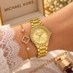 ✅ MICHAEL KORS MK7339 LENNOX – GOLDEN GLAMOUR WITH LUXURIOUS SPARKLE ✅ - Image 4
