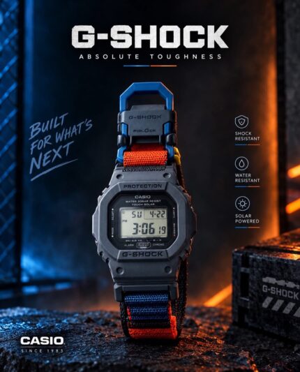 CASIO G-SHOCK DIGITAL WATCH – PREMIUM TOUGH DESIGN ⌚🖤
